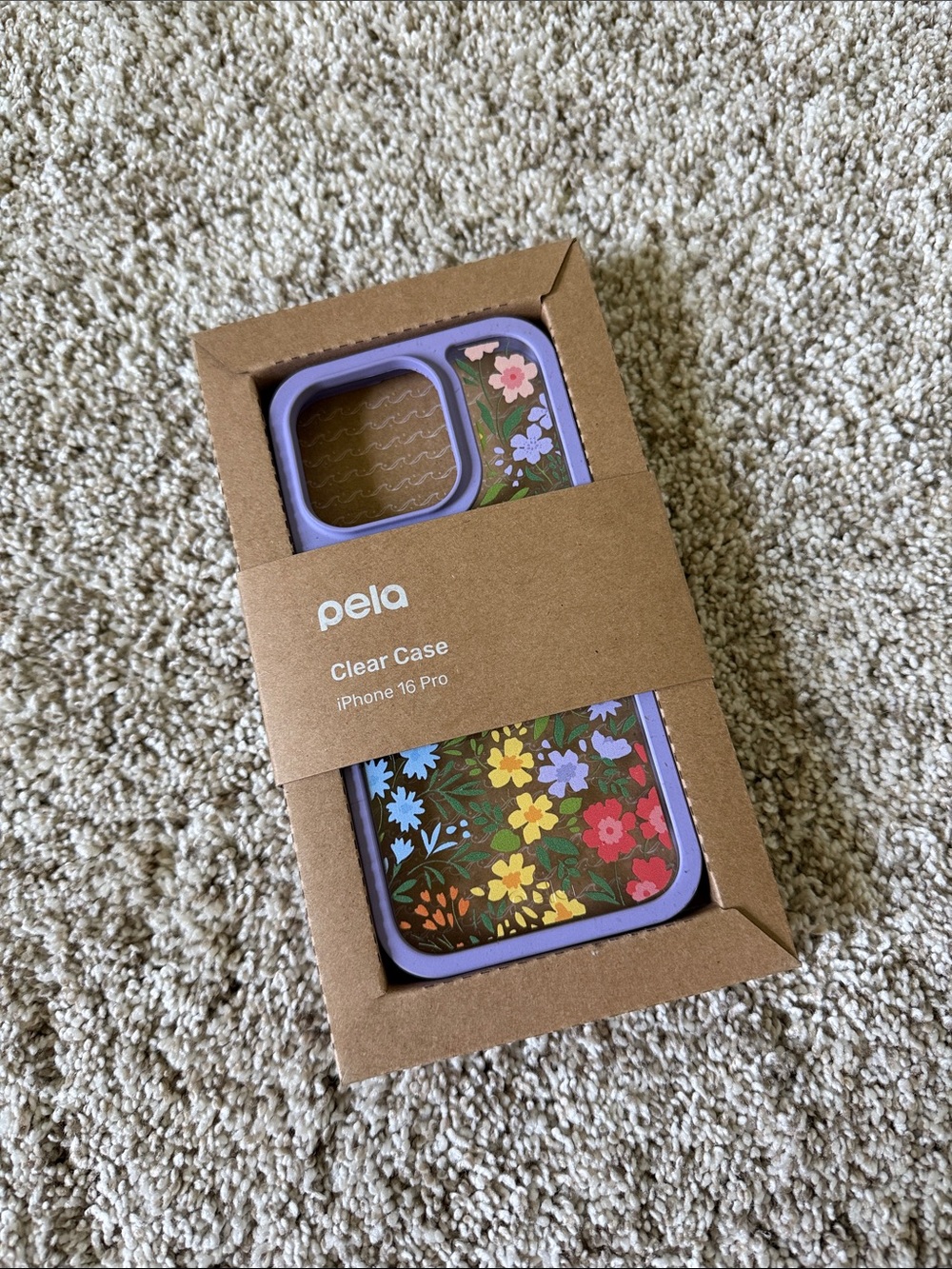 Pela iPhone 16 Pro Case - Blooming Wild with Lavender Ridge